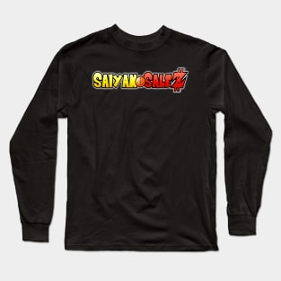 Saiyan SaleZ Text Long Sleeve T-Shirt